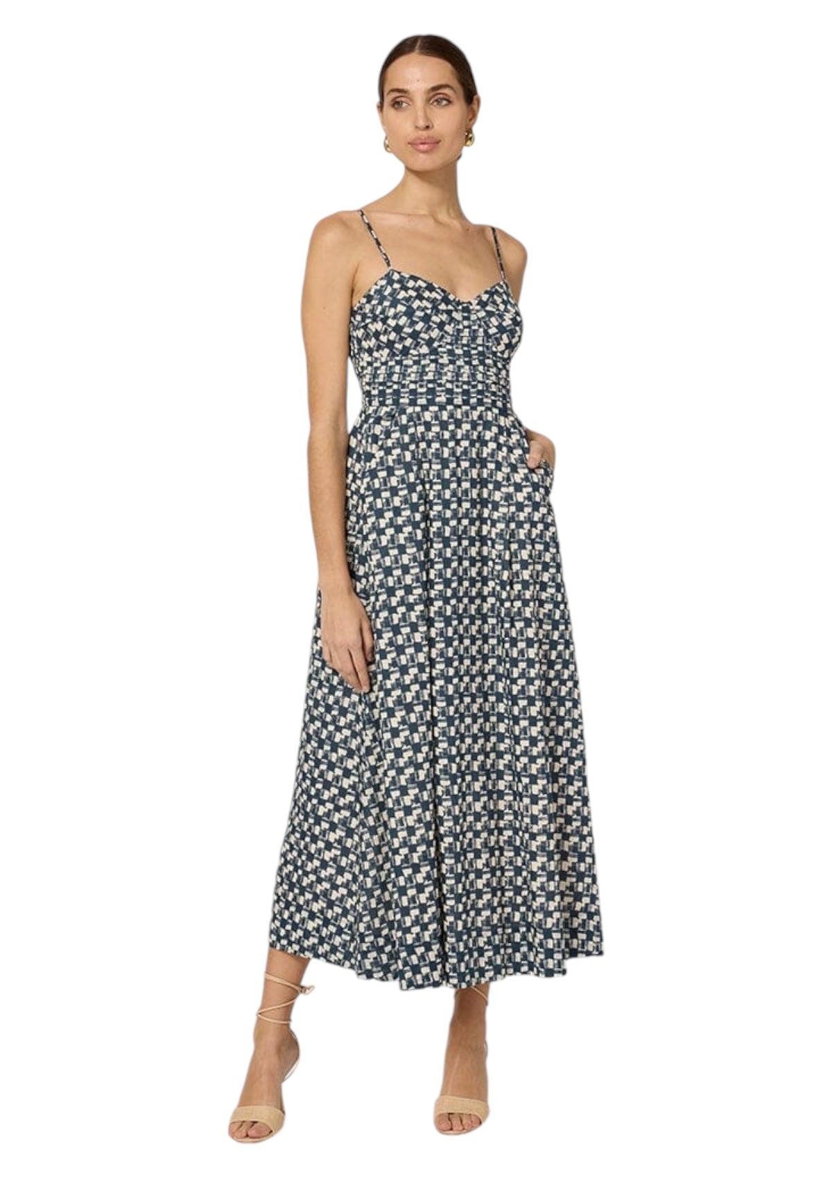 Cleobella Ione Ankle Dress | Biarritz