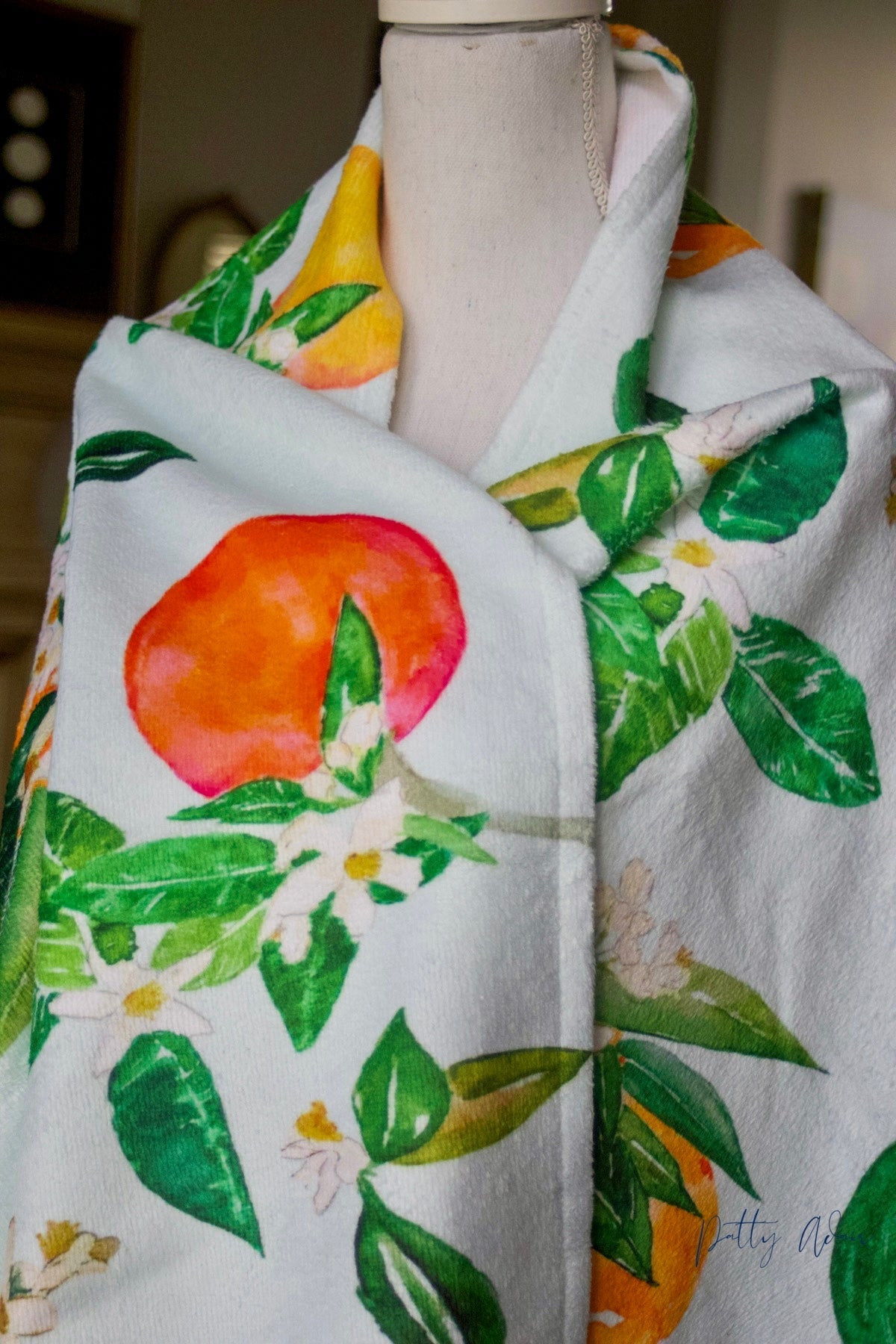 brooke-wright-Beach Towel-orange-blossom-Georgia Kate