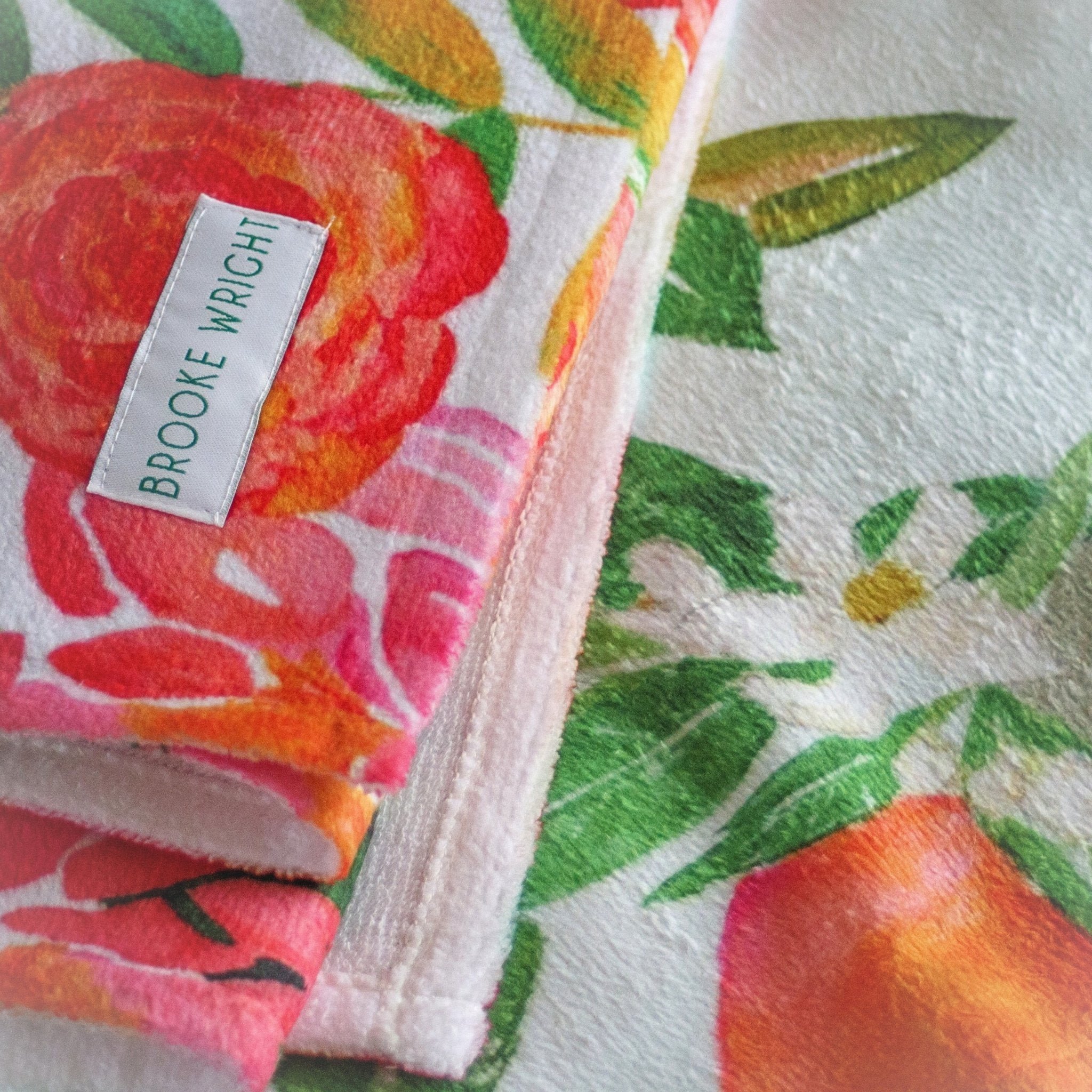 brooke-wright-Beach Towel-orange-blossom-Georgia Kate