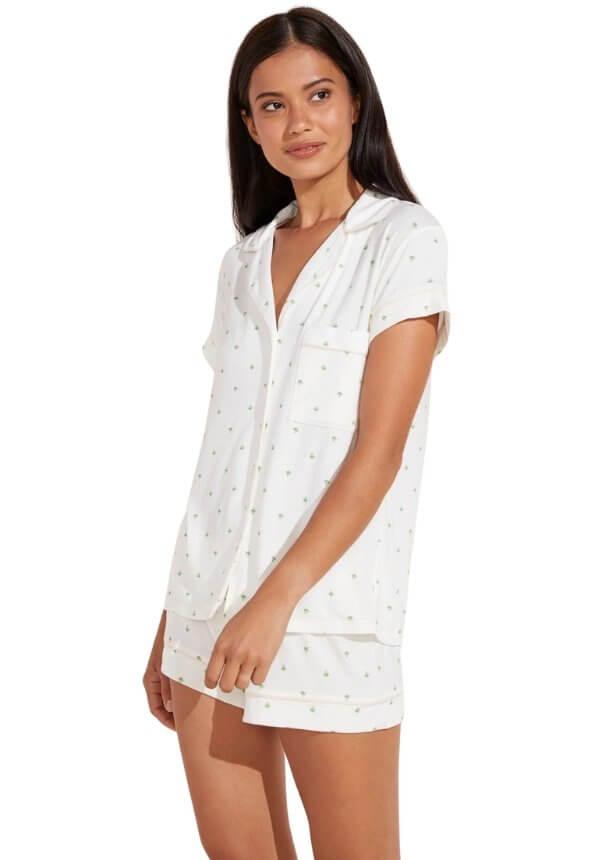 Gisele Printed Shortie Short PJ Set