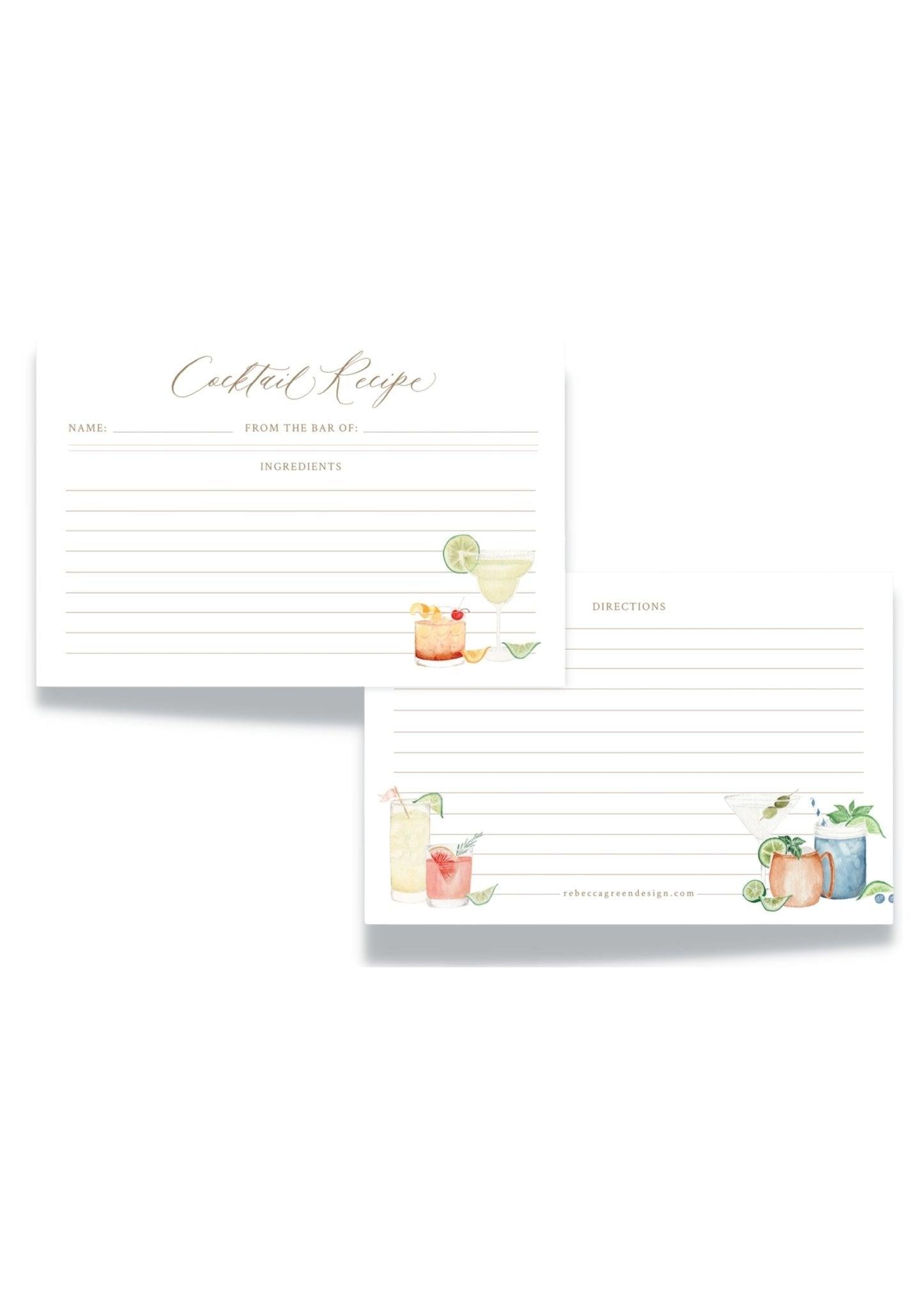 georgia-kate-cocktail-watercolor-recipe-cards-Georgia-Kate