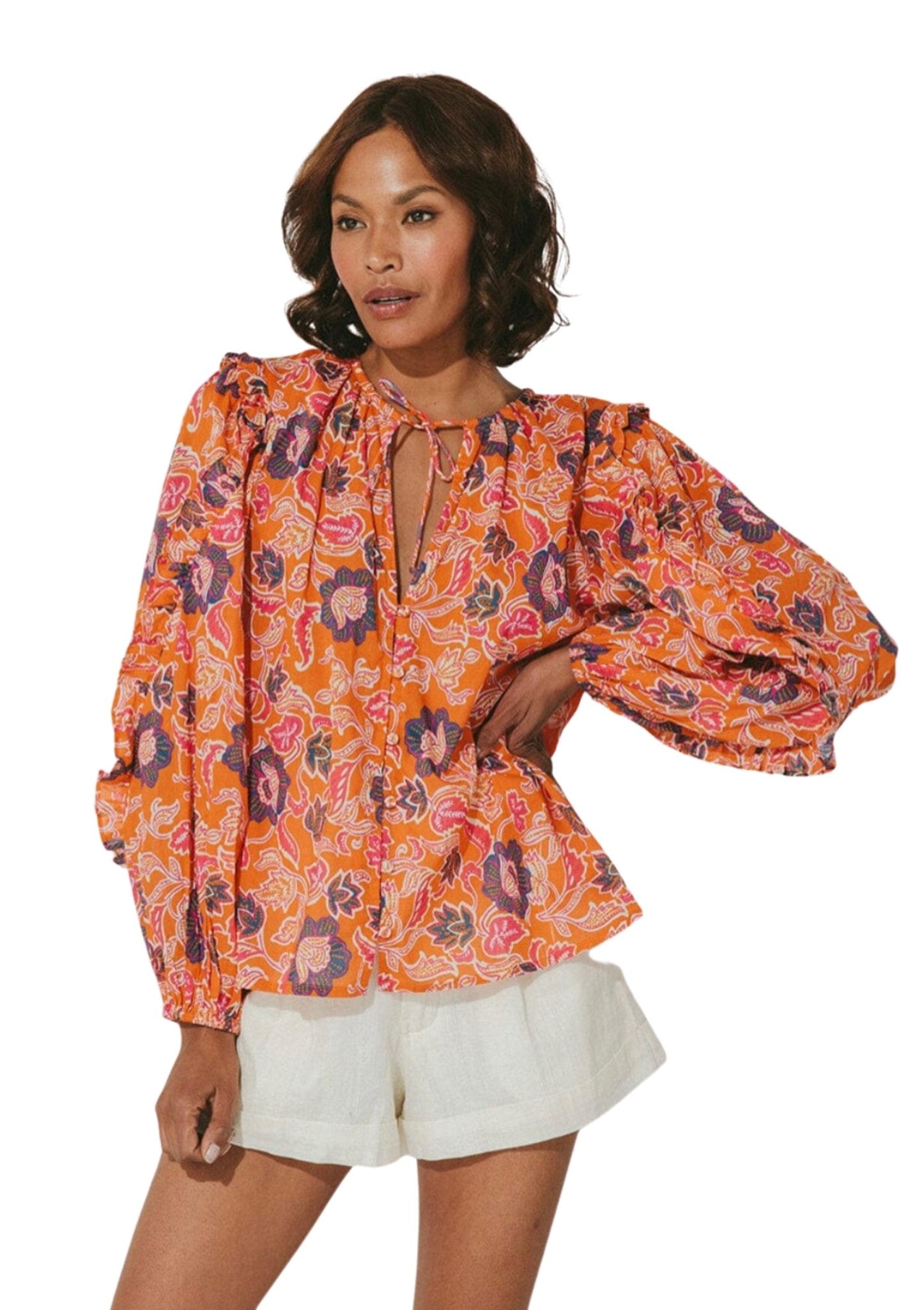 Cleobella Floral on sale Blouse