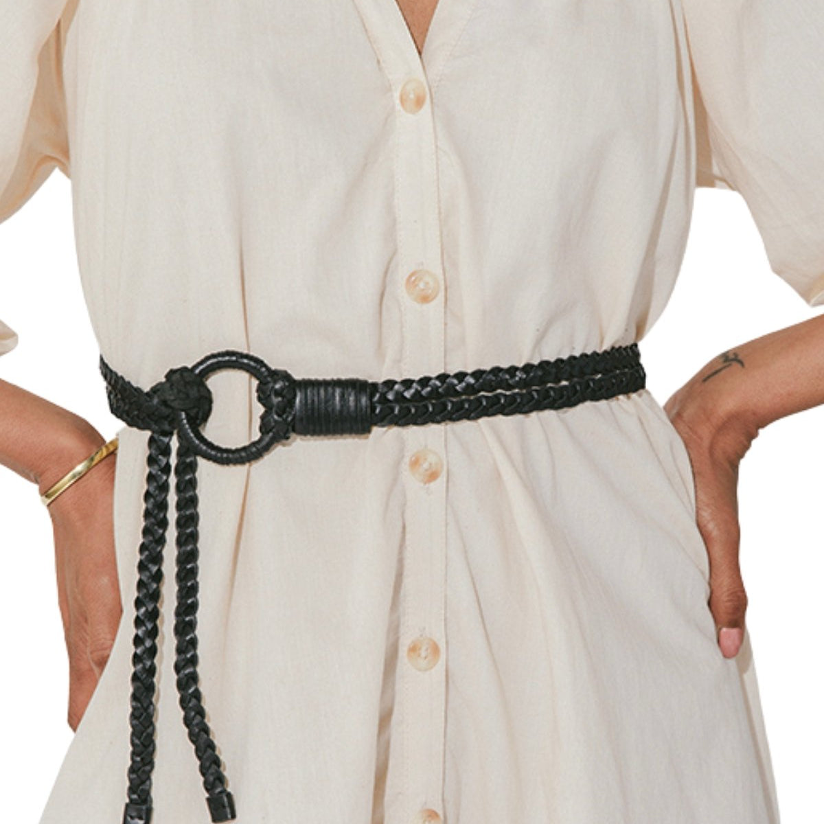 Cleobella Leather Loop Belt | Black - Georgia Kate Cleobella Leather Loop Belt | Black - Georgia Kate
